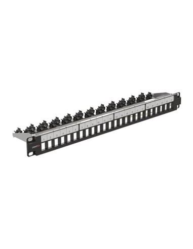 Patch panel vacío 1 U 24 puertos UTP - STP