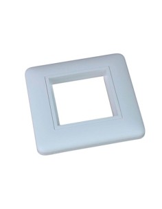 Marco y bastidor blanco 45x45 mm.
