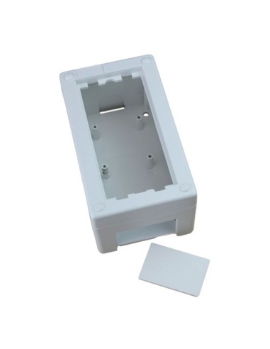 Caja de superficie blanca