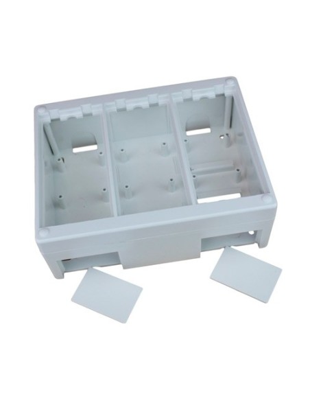 Caja de superficie blanca