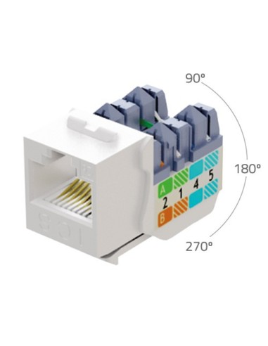 Conector Cat. 6A Slim - Mach3 hembra UTP RJ45